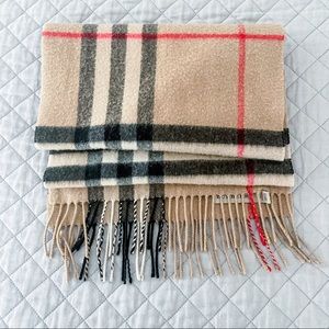 Burberry Classic Check Cashmere Scarf